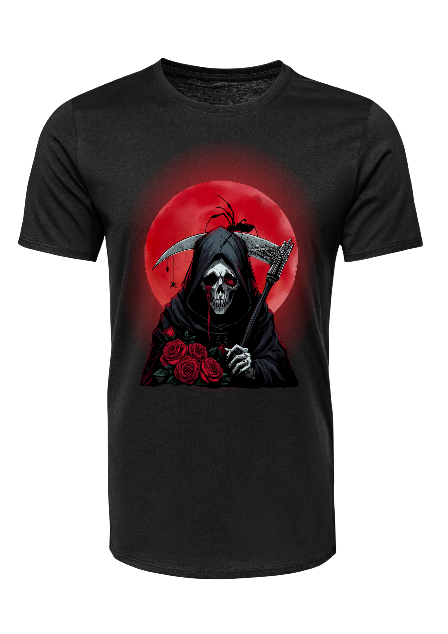 Grim Moon Unisex Crew Neck T-Shirt