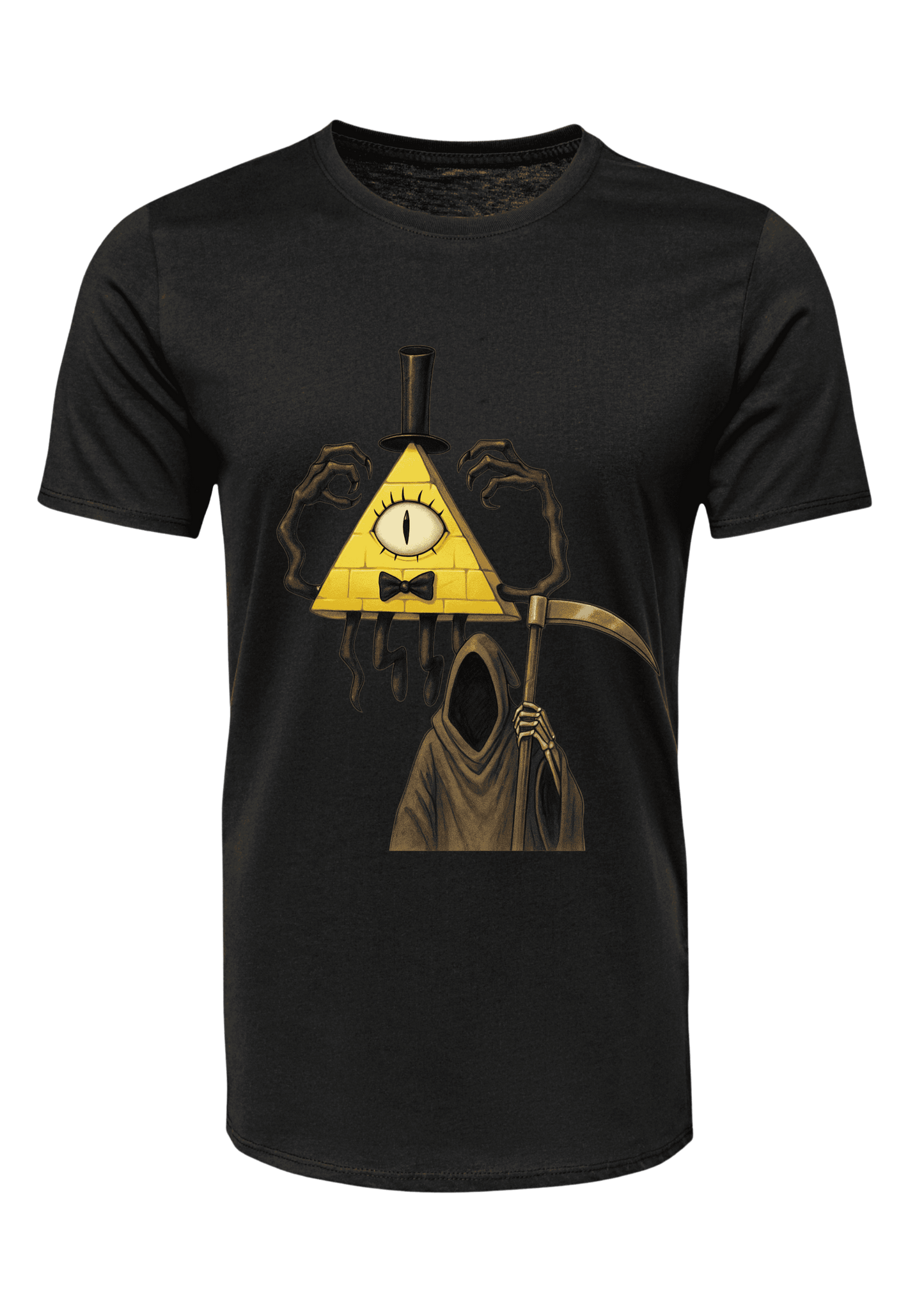 Grim tri Unisex Crew Neck T-Shirt