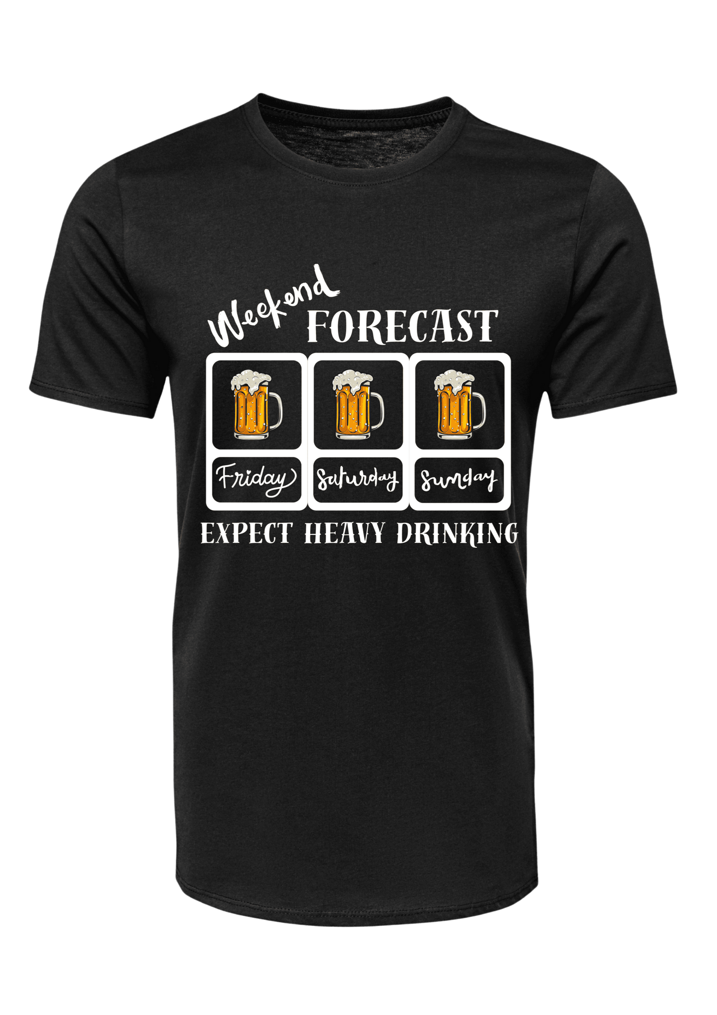 Weekend forecast Unisex Crew Neck T-Shirt