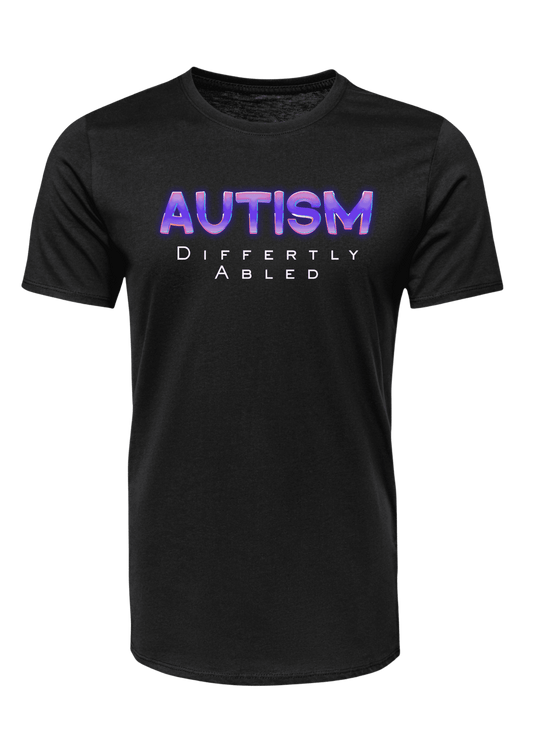 Autism purple Unisex Crew Neck T-Shirt