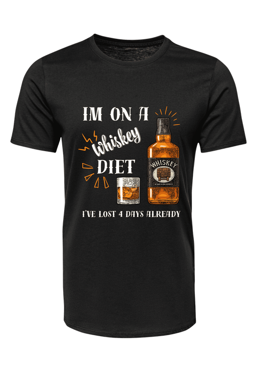 Whiskey diet Unisex Crew Neck T-Shirt