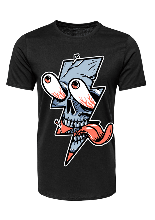Lightning eyes Unisex Crew Neck T-Shirt