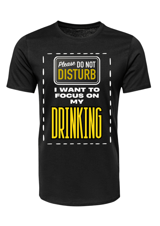 Do not disturb Unisex Crew Neck T-Shirt