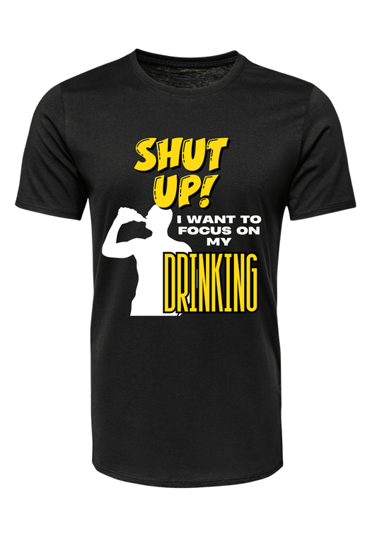 Shut up Unisex Crew Neck T-Shirt
